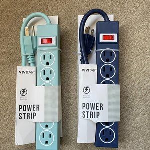 2 Pieces VIVITAR Power Strips
